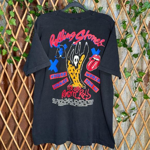 Vintage y2k rolling stones voodoo lounge tour 1990s t-shirt - Picture 2 of 4